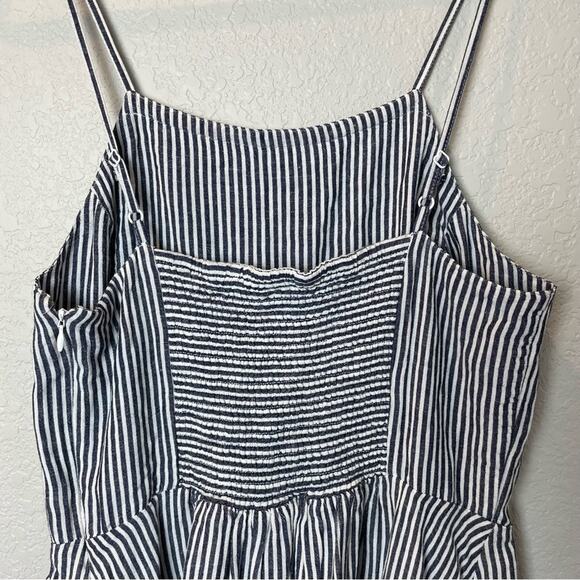 OLD NAVY Seersucker Striped Summer Dress Size M Tall - Picture 8 of 10